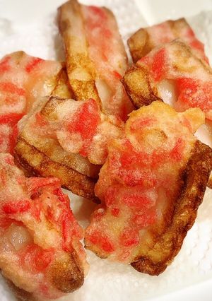 ウチのアレ♡お弁当！ちくわ紅生姜揚げ-レシピのメイン写真