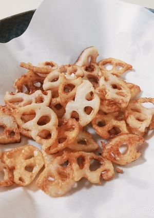 やみつき☆れんこんチップス-レシピのメイン写真