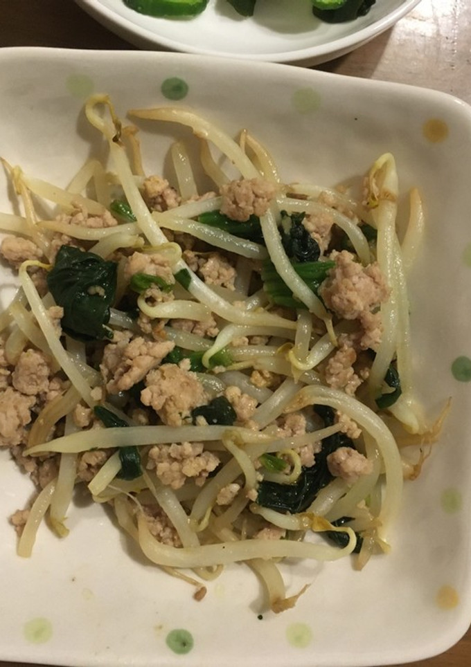 簡単に早く作れちゃう！もやしひき肉炒め-レシピのメイン写真