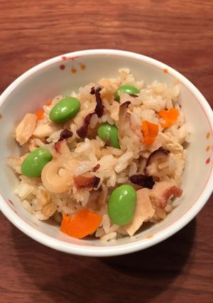 たこ足燻製でタコ飯-レシピのメイン写真