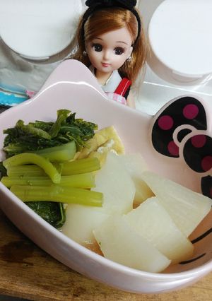 リカちゃん♡蕪の煮物ꕤ油揚げで炊いたん-レシピのメイン写真