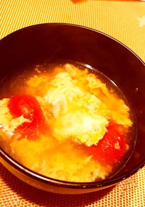 ホットクックでふんわりたまご中華スープ-レシピのメイン写真