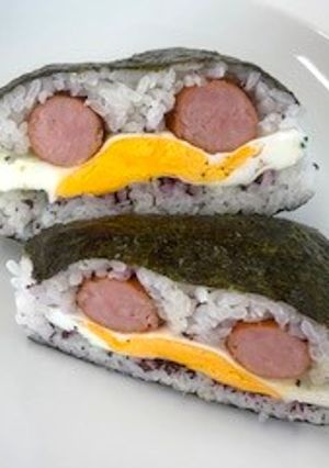 挟んでおにぎり-レシピのメイン写真