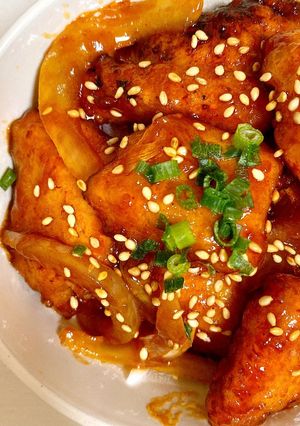 簡単ヤンニョムチキン丼-レシピのメイン写真