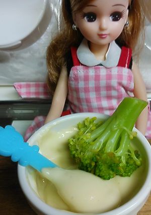 リカちゃん♡ブロッコリーマヨつゆソースꕤ-レシピのメイン写真