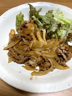 はちみつ風味豚こま生姜焼き-レシピのメイン写真