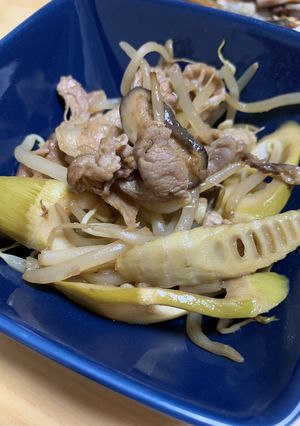 四方竹(たけのこ)のピリ辛オイスター炒め-レシピのメイン写真