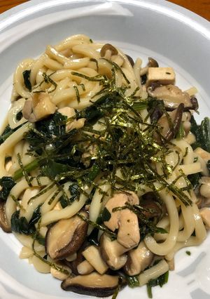 鶏チャーシューの焼うどん-レシピのメイン写真