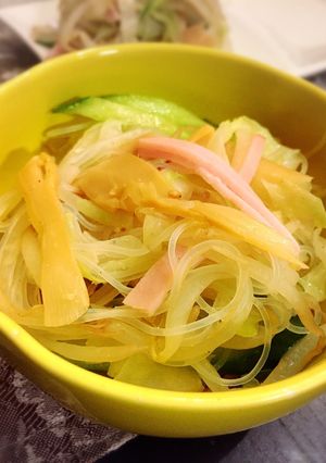 メンマと春雨の中華サラダ-レシピのメイン写真