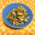 竹輪とアボカドの簡単和え物