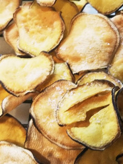 カリカリ☆揚げない野菜チップスさつまいも-レシピのメイン写真