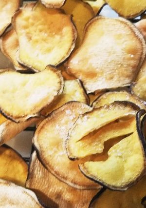 カリカリ☆揚げない野菜チップスさつまいも-レシピのメイン写真