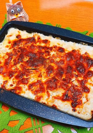 カブ舞茸ベーコンの粒マスタード秋グラタン-レシピのメイン写真