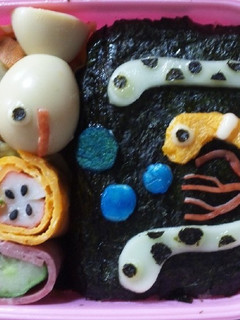 水族館☆チンアナゴ☆キャラ弁-レシピのメイン写真