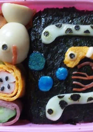 水族館☆チンアナゴ☆キャラ弁-レシピのメイン写真