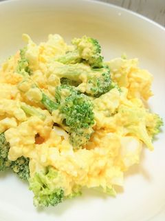 ブロッコリーとゆで卵のサラダ♡-レシピのメイン写真