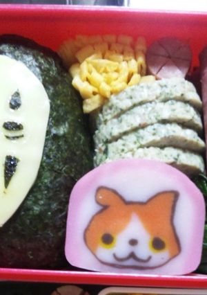 ジブリ☆千と千尋☆顔なし☆キャラ弁-レシピのメイン写真