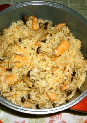 アトランティックサーモンの炊き込みご飯-レシピのメイン写真