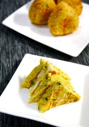 簡単！卵焼き☆悪魔のおにぎり味-レシピのメイン写真