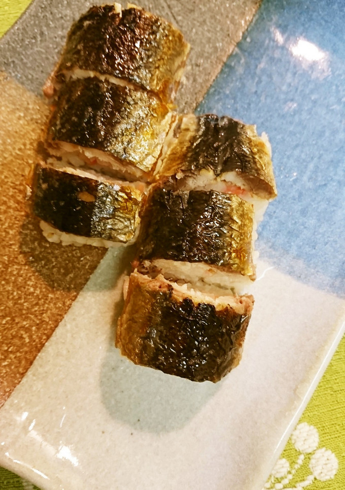 焼き秋刀魚寿司-レシピのメイン写真