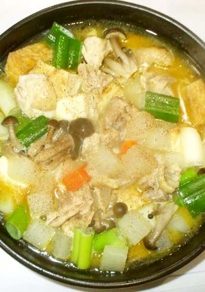 カレー鍋♪簡単カレー粉で風邪にも-レシピのメイン写真
