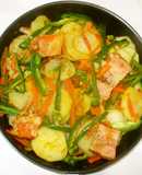 ベーコン野菜のカレー粉炒め♪簡単