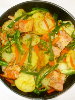 ベーコン野菜のカレー粉炒め♪簡単-レシピのメイン写真
