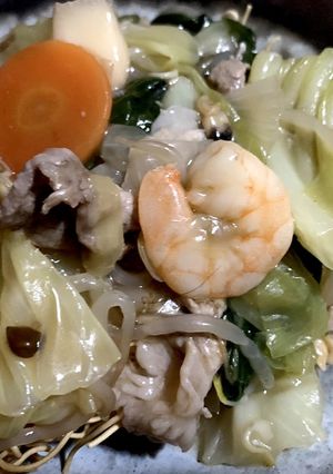 適当な人が作るあんかけ皿うどん-レシピのメイン写真