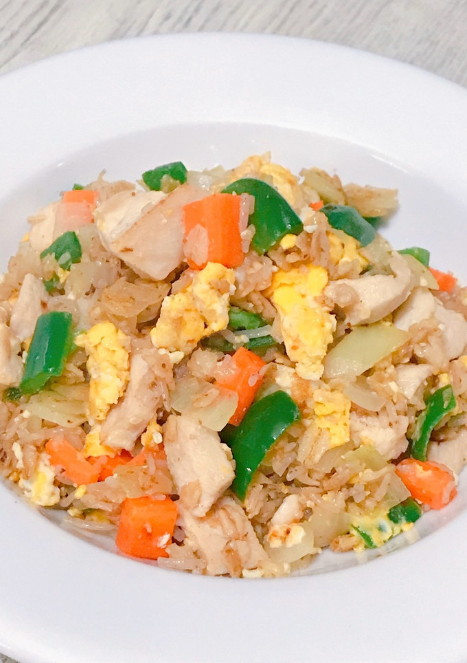 オートミールかさ増し炒飯-レシピのメイン写真