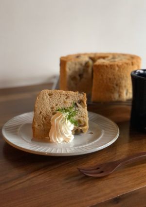 マロンシフォンケーキ-レシピのメイン写真