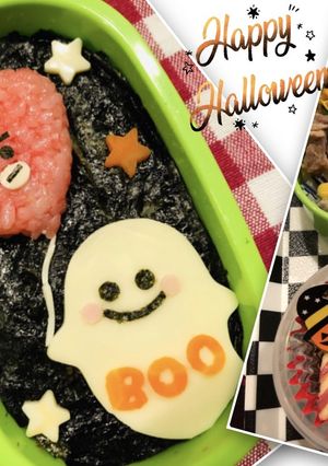 BT21♡簡単可愛い♡ハロウィン弁当-レシピのメイン写真