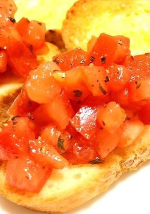 トマトのブルスケッタ-レシピのメイン写真