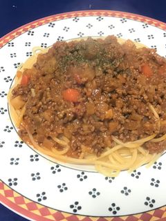 ミネミートソースのパスタ-レシピのメイン写真