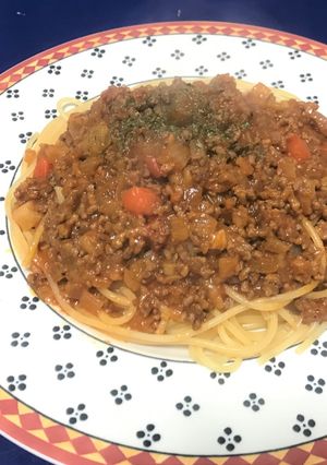 ミネミートソースのパスタ-レシピのメイン写真