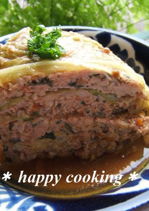 味付け簡単！キャベツと豚ひき肉の重ね煮-レシピのメイン写真