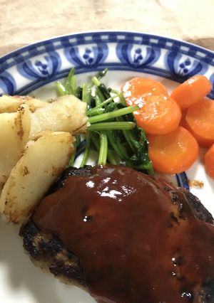 ★ハンバーグ-レシピのメイン写真