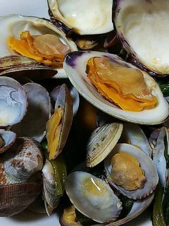 ほうれん草と貝のバター醤油-レシピのメイン写真