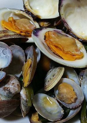 ほうれん草と貝のバター醤油-レシピのメイン写真