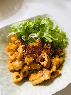 簡単☆鶏肉と蓮根の甘辛炒め-レシピのメイン写真