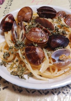 アサリとルウ１つのパスタ(簡単)-レシピのメイン写真