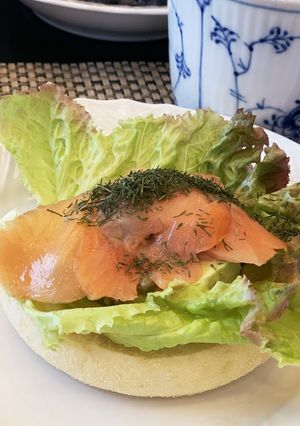 簡単^_^アボカドサーモンマフィン-レシピのメイン写真