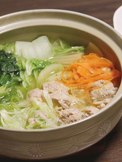 ゆず詩ぽんで食べる┃水炊き-レシピのメイン写真
