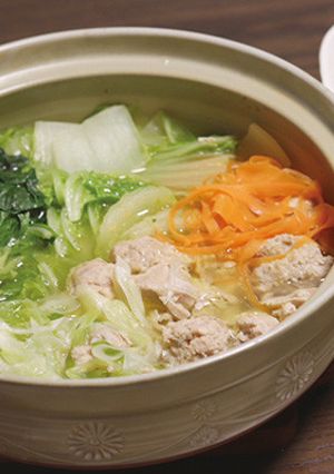 ゆず詩ぽんで食べる┃水炊き-レシピのメイン写真