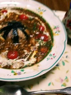 災害時にも!サバ缶とカットトマト缶カレー-レシピのメイン写真