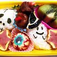 ハロウィン☆キャラ弁当☆おばけとドクロ