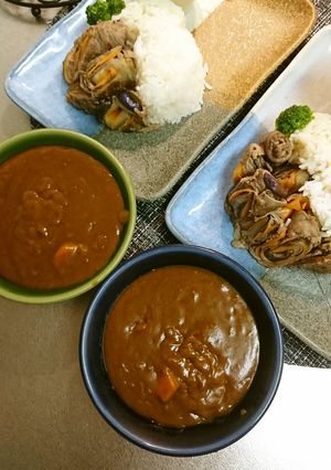 牛巻きカレー温玉添え-レシピのメイン写真