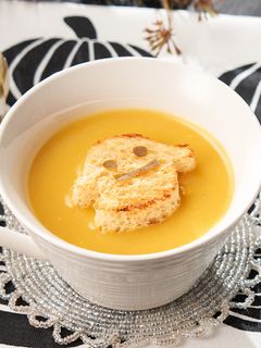 低糖質かぼちゃスープde ハロウィン-レシピのメイン写真