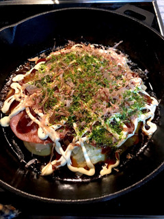 ヤーコンとハムのシャキシャキお好み焼き-レシピのメイン写真