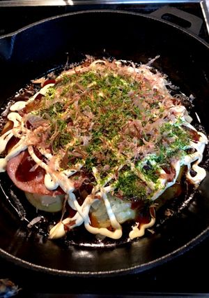 ヤーコンとハムのシャキシャキお好み焼き-レシピのメイン写真