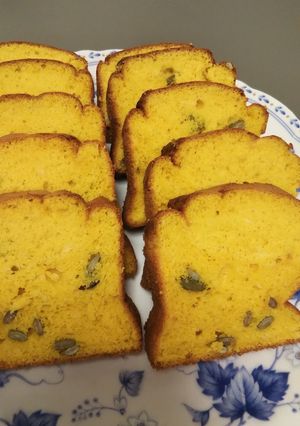 水切りヨーグルトのパンプキンケーキ-レシピのメイン写真